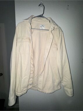 Hollister Beige Corduroy Overshirt